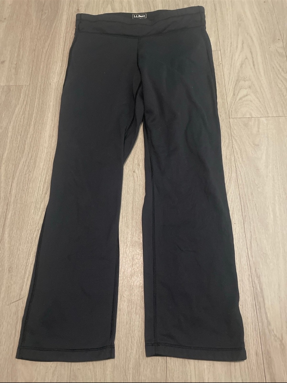 L.L. Bean Black Boot Cut Women's athletic Pants